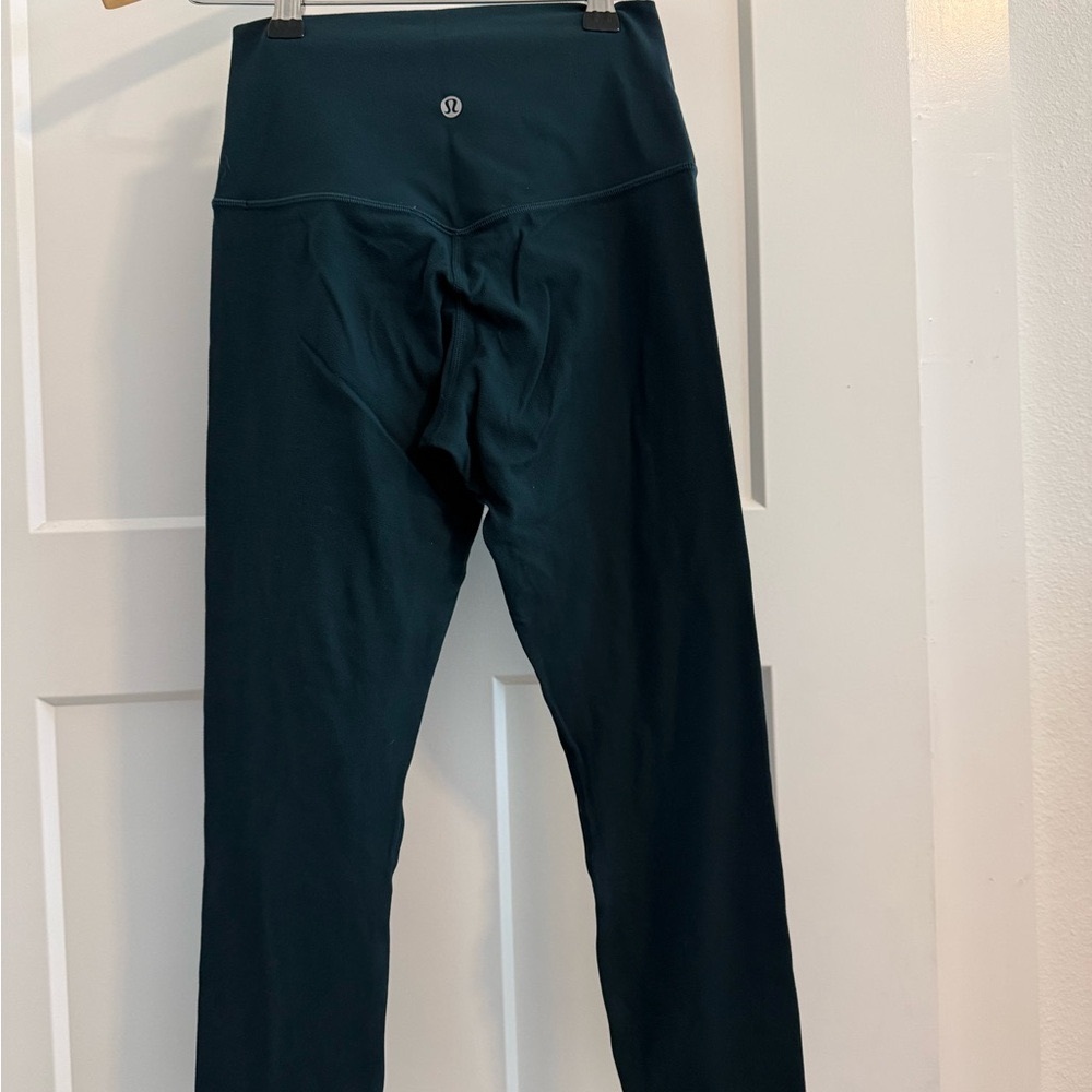 lululemon athletica Dark Green High-Rise Cropped